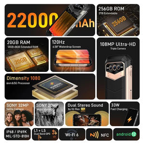 Prix de gros Original <span class=keywords><strong>DOOGEE</strong></span> <span class=keywords><strong>V</strong></span> Max 5G téléphone robuste 108MP caméra vision nocturne 20GB + 256GB téléphone robuste 5g téléphones mobiles <span class=keywords><strong>Doogee</strong></span> - Product Image 2