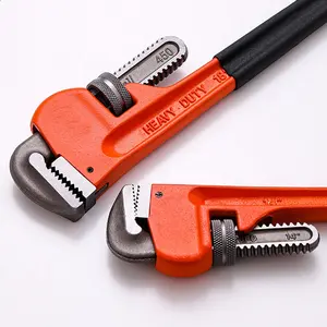 Oil Drilling And Mining Use Heavy Duty Adjustable Handle Heavy Duty Straight Pipe Wrench