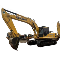 Cat Asli Bekas Pakai Excavator Crawler Komatsu PC350-7 PC350-8 35 Ton Kapasitas Bucket Besar untuk Pengerukan Sungai dan Pemindahan Tanah