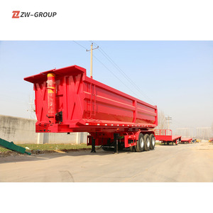 3 4 Essieux U Type Fin Benne Remorque Benne Benne Semi Camion Benne Semi Remorque Guyane ZW <span class=keywords><strong>Groupe</strong></span> - Product Image 4