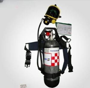 Appareil respiratoire d'évasion de lutte contre les incendies: SCBA à pression positive avec masque facial PANO à cylindre d'air de 6,8 L - Product Image 3
