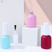 Flacons en verre de 10 ml pour gel UV et vernis à ongles, avec bouchon et pinceau, nouveau design, conteneur vide, personnalisables avec logo OEM/ODM, fabrication professionnelle en usine