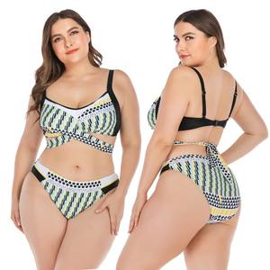 Conjunto de <span class=keywords><strong>Bikini</strong></span> de talla grande para mujer, traje de baño de talla grande, 2022 - Product Image 5