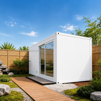 Maison conteneur préfabriquée économique 20ft 40ft, modulaire, pliable, portable, extensible, bureau et habitation en kit