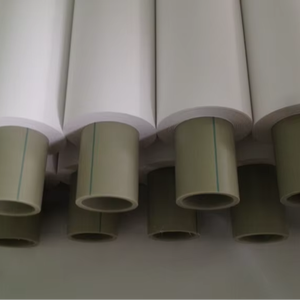 15*888mm weißes Polier gewebe Beflock ter Stapel Aluminiumoxid-Schleif walze für das Polieren von Leiterplatten/LCD-Platten - Product Image 1