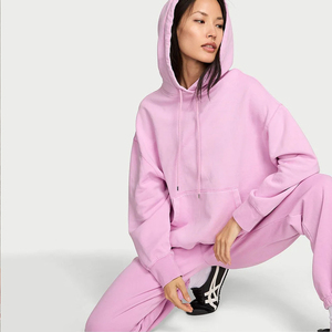 Sudadera con Capucha Ecológica para Mujer, con Estampado Personalizado y Bolsillo Tipo Canguro, Colores y Tallas Personalizables, Estilo Casual y Holgado - Product Image 1