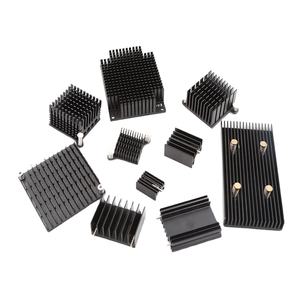 Özel ısı emici alüminyum anodize alüminyum ekstrüzyon dairesel soğutucu radyatör Cnc işleme torna freze isı emici - Product Image 5