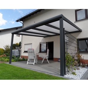 Pare-soleil de jardin extérieur en aluminium <span class=keywords><strong>polycarbonate</strong></span> terrasse toit auvent pour vordach - Product Image 2