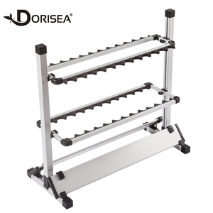 <span class=keywords><strong>Support</strong></span> de <span class=keywords><strong>canne</strong></span> <span class=keywords><strong>à</strong></span> <span class=keywords><strong>pêche</strong></span> en alliage d'aluminium DORISEA avec 12 et 24 étagères de rangement pour usage domestique et présentation de matériel de <span class=keywords><strong>pêche</strong></span> en magasin - Product Image 1