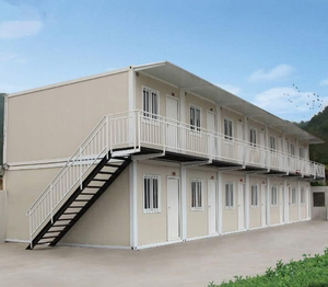 Casa Contenedor Prefabricada de Acero de 20 pies, Moderna y de Lujo, Personalizable, con Puerta Corredera, Desmontable, para Oficina/Villa/Gimnasio/Centro Comercial/Hoteles/Panel Sándwich - Product Image 3