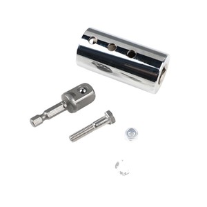 Adaptador de taladro para soporte de remolque, enchufe de 1/2 pulgada, acero inoxidable, para reparación de remolques - Product Image 2