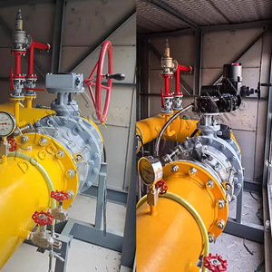Vanne à boisseau sphérique électrique solaire Great Talent en acier inoxydable à bride pour le contrôle industriel de l'eau avec accès mobile à distance - Product Image 2