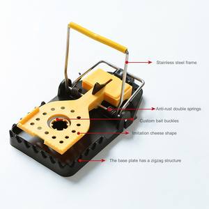 Pièges à souris réutilisables à l'état solide pour attraper des rats prix bon marché printemps appât pour rongeurs piège à souris <span class=keywords><strong>efficace</strong></span> <span class=keywords><strong>répulsif</strong></span> pour souris - Product Image 3