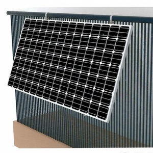 Supporti per Pannelli Fotovoltaici Regolabili 15-30 Gradi, Facile Installazione, Ganci in Alluminio per Tetti Piani e Balconi - Product Image 5