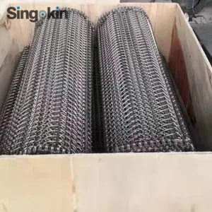 Spiral Stainless Steel Balance Steel Wire Mesh Conveyor Belt