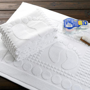 Tapis de <span class=keywords><strong>sol</strong></span> 100 % coton pour hôtel 5 étoiles - Tapis épais antidérapant super absorbant pour salle de bain, toilettes et entrée de salle de lavage - Product Image 1