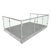 Gaoming Escaliers Rampes Design Balustres Pour Escaliers Acier Inoxydable Collier de Colonne Carré Rampe d'Escalier Main Courante