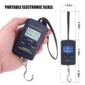 Hot Sales Backlit Fish Hook Hang <strong>Scale</strong> LCD Display <strong>Electronic</strong> Travel Hanging <strong>40kg</strong> 50kg Weighting Portable Digital Luggage <strong>Scale</strong> - Product Image 2