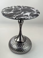 Table d'appoint en métal pour salon