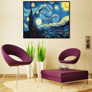 Commercio all'ingrosso 5d pittura diamante fai da te pittura a olio cielo stellato <span class=keywords><strong>Van</strong></span> <span class=keywords><strong>Gogh</strong></span> tutto diamante mosaico diamante decorazione progettata a mano - Product Image 2