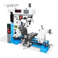 Vvmachine HQ800 & HQ500 Mini fraisage numérique Perceuse et tour Machine de tournage horizontale polyvalente