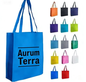 ถุงช้อปปิ้งหรูหรา รีไซเคิล ทำจากผ้าทอ ใช้ซ้ำได้ ผลิตจากพลาสติกแบบไม่ถักทอ พับเก็บได้ เหมาะสำหรับซุปเปอร์มาร์เก็ตและเป็นถุงของขวัญ พร้อมพิมพ์โลโก้ตามสั่ง - Product Image 3