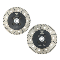 M14 5/8-11 Bride 75-230mm Humide Sec Turbo Diamant Pierre Béton Brique Coupe Disque De Meulage Lame De Scie Pour Granit Marbre