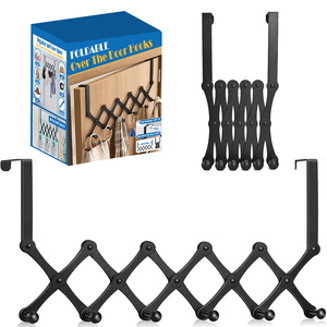 Over the <strong>Door</strong> Drying Rack Space Saving Foldable Over <strong>Door</strong> <strong>Hooks</strong> Hanger Laundry Hanging <strong>Coat</strong> Rack Clothing Hanger <strong>Hook</strong> - Product Image 1