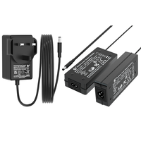 Transformateur adaptateur ca/cc certifié EU UK US 12V 2A adaptateur d'alimentation avec sortie 5V 2A connexion enfichable entrée 100-240V