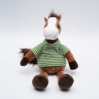 Chevaux en peluche jouets Super doux PP coton soulagement du Stress cadeau pour enfants pour la fête Techniques lavées à la main sacs de bonbons personnalisables