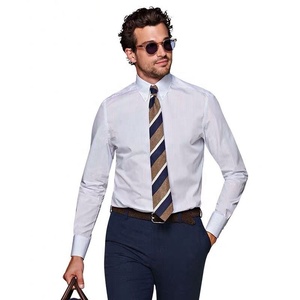 MTM Custom 100% Cotone <span class=keywords><strong>uomo</strong></span> <span class=keywords><strong>camicie</strong></span> su misura degli uomini di Camicia di Vestito Convenzionale con il Francese Del Polsino - Product Image 2