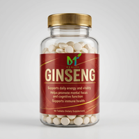 Ginseng OEM 90 comprimés, soutient l'énergie et la vitalité quotidiennes