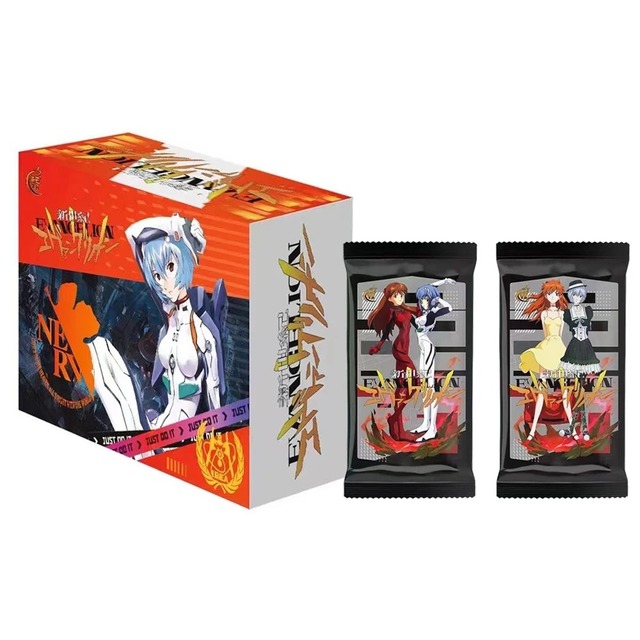 Japan Anime EVA Collection Card Neons Genesis Evangelions Character Asuka Ayanami Rei Mecha Playing Cards Toy Kids Gifts