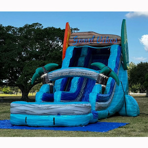 Tobogán Acuático Gigante Comercial, Piscina, Casa de Brinco, <span class=keywords><strong>Juegos</strong></span> de Burbujas, Castillo Inflable, Área de <span class=keywords><strong>Juegos</strong></span> Grande, Tobogán Acuático Inflable para Adultos - Product Image 4