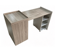 Table d'ordinateur Yukai Iron, design industriel moderne européen, convertible, mobilier de bureau commercial pour usage domestique ET-2517