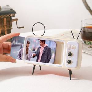 Support de téléphone portable en forme de télévision rétro pour <span class=keywords><strong>iPhone</strong></span> pour Samsung <span class=keywords><strong>Xiaomi</strong></span> HUAWEI Support de téléphone - Product Image 4