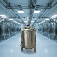 Cuve de mélange industrielle avec agitateur, mélangeur cosmétique, machine à fabriquer des lotions corporelles, machine à mélanger le shampoing