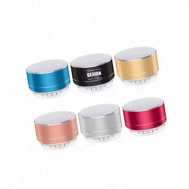 Custom Durable Metal Waterproof Bluetooth Outdoor Speaker with TF/USB Loud Stereo Bass Portable for Home Party & Gift