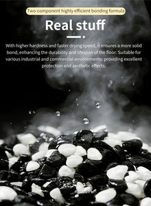 Piso de Guijarros Epóxicos Resistentes a la Abrasión - para Áreas de <span class=keywords><strong>Alto</strong></span> Tráfico - Aeropuertos, Estaciones, Centros Comerciales - Belleza Duradera - Product Image 2