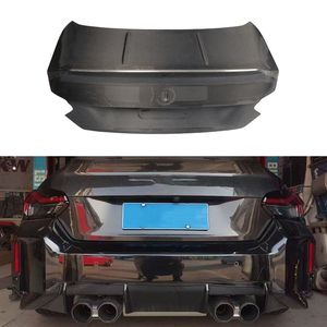 Accessoires de protection de hayon en fibre de carbone 2022-2025 pour le pare-chocs arrière après modification et amélioration de la voiture CSL pour BMW M2 G42 - Product Image 1
