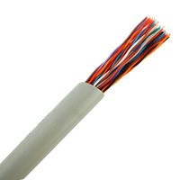 Câble téléphonique souterrain multipaire extérieur, 10 paires, 25 paires, 50 paires, 150 paires, rempli de gel, câble blindé Cat 3, 200 paires