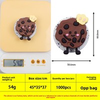 Support magnétique en gel de silicone mignon style biscuit pour bureau – Support et poignée de téléphone