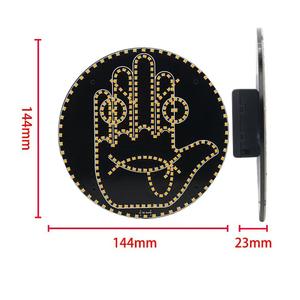 YD nouveau modèle jaune 3030 SMD LED affichage lumière créatif sourire/signe de colère 12V 18W pour l'éclairage intérieur automatique - Product Image 2