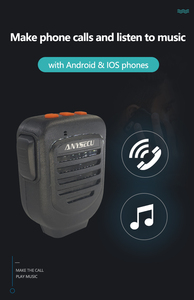Micrô Không Dây Anysecu Z112 Bộ Đàm Zello Cho Thiết Bị Android <span class=keywords><strong>IOS</strong></span> Micrô Radio PTT - Product Image 5