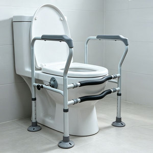 Barre <span class=keywords><strong>de</strong></span> sécurité pour toilettes à ventouse, sans perçage, <span class=keywords><strong>avec</strong></span> surface en nylon, pour personnes handicapées et usage hospitalier - Product Image 1