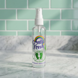CRYSTAL FRESH Desodorante Antitranspirante Corporal Mineral Líquido en Aerosol de 100 ml, Certificado ISO9001 e ISO22716, para Mujer, CSPW-100 - Product Image 1