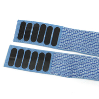 Cinta de gancho y bucle de nailon autoadhesiva de doble cara, ecológica, de 24 mm, con correa de cincha suave ajustable para muñeca