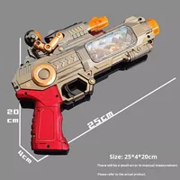 Pistolet à pulvérisation électrique vibrant pour enfants, jouet de tir avec sons et lumières, modèle de simulation de pistolet, cadeau parfait pour les garçons
