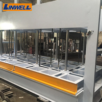 Machine de fabrication de panneaux alvéolaires Linwell, presse à chaud/froid, noyau en acier inoxydable, feuille d'aluminium anodisé, tunnel de formage 255 mm