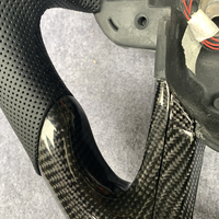 Volant sport à 4 branches en cuir et fibre de carbone personnalisé RPPF avec éclairage LED pour Land Rover Range Rover